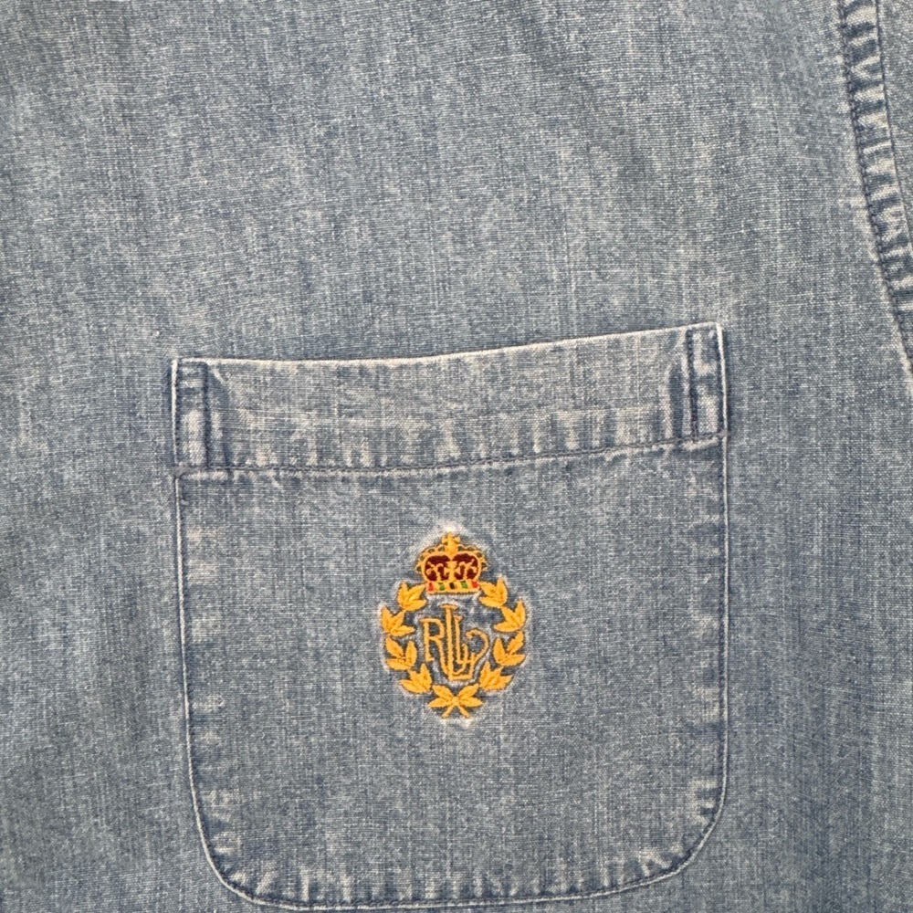 Ralph Lauren Denim Blue Casual Shirt - Picture 4 of 6